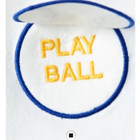 Baby boys Gymboree peek a boo baseball ⚾️ top. NWT - Picture 4 of 5